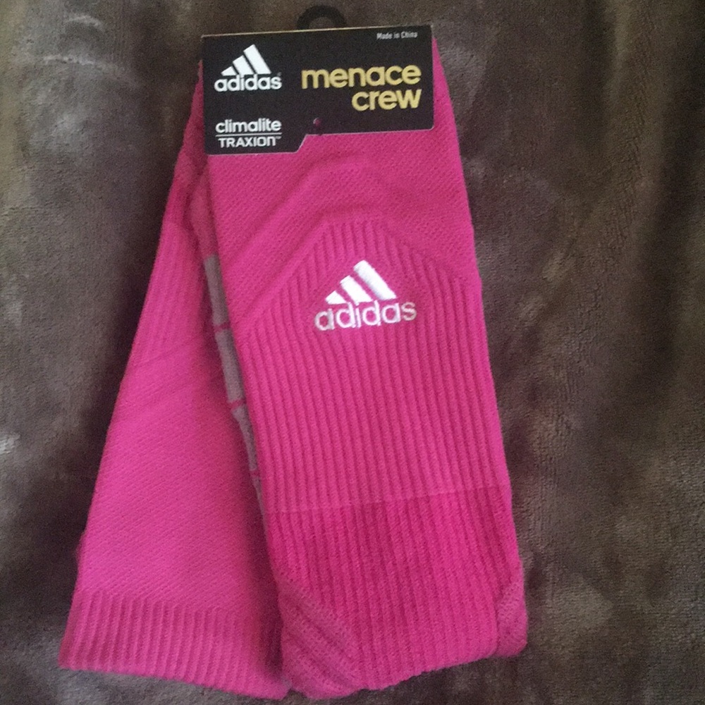 Adidas climalite pink SOCKS, L 9.5-12